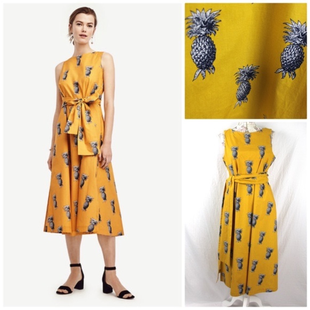 Ann Taylor pineapple dress